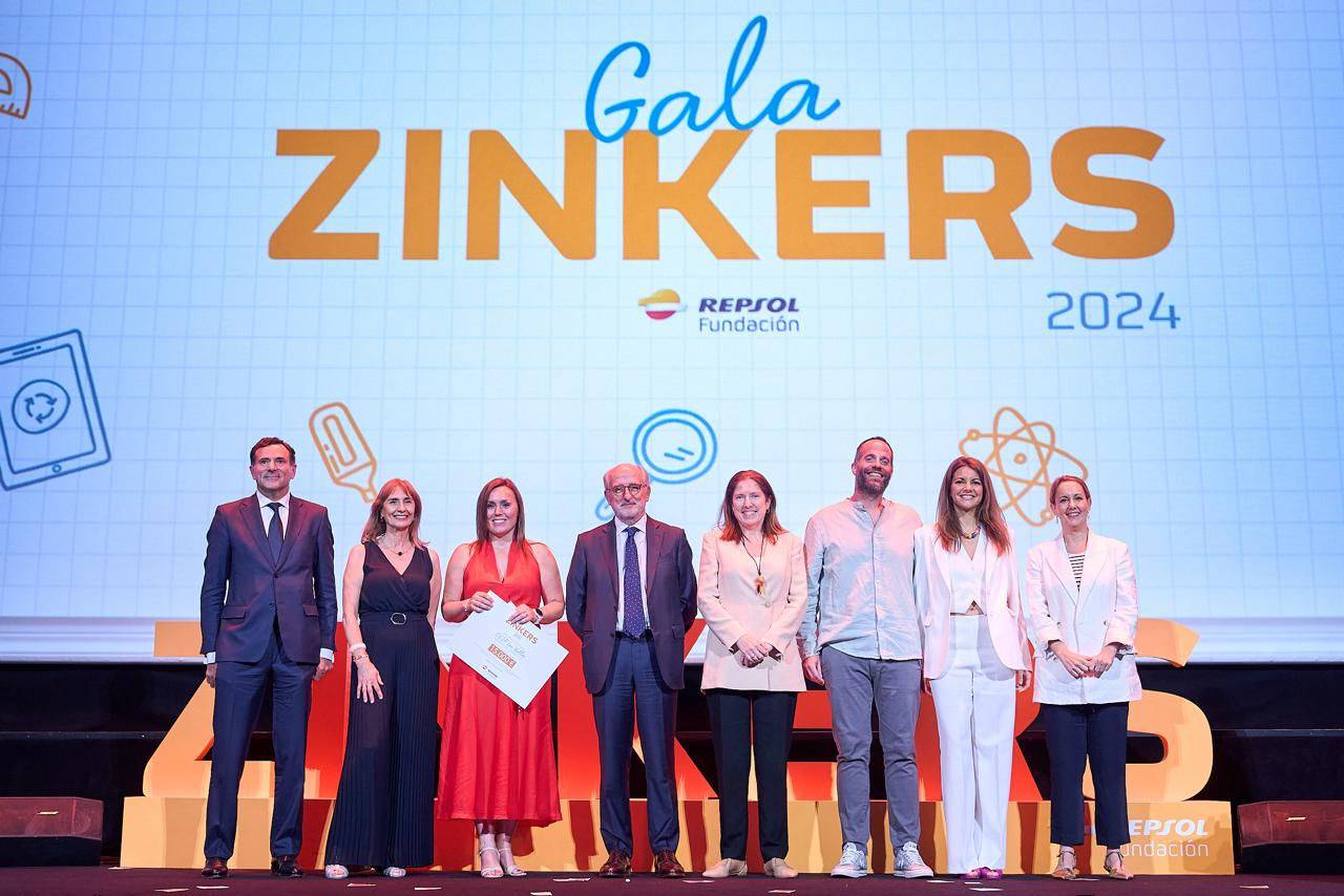 Fundación Repsol entrega los Premios Zinkers a los mejores proyectos educativos sobre transición energética y sostenibilidad 